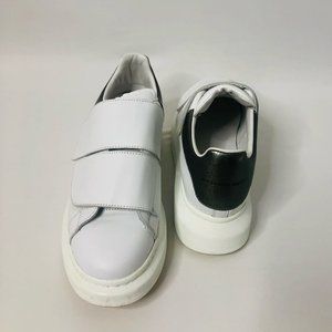 Alexander McQueen Leather Colorblock Sneakers